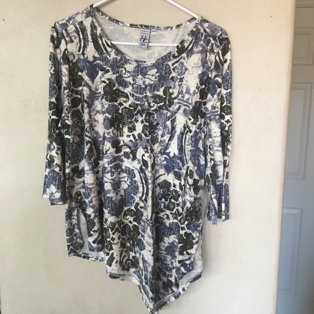 Cotton floral blouse